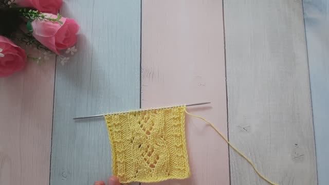 Красивый узор для джемпера, топа и не только. смотреть онлайн