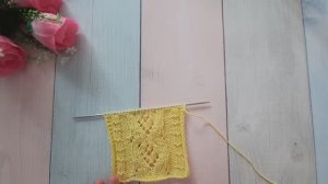 Красивый узор для джемпера, топа и не только.