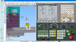 Урок 02. Симулятор FANUC фрез. 0iM: начало. Выбор экрана позиции, определение заготовки, инструмента