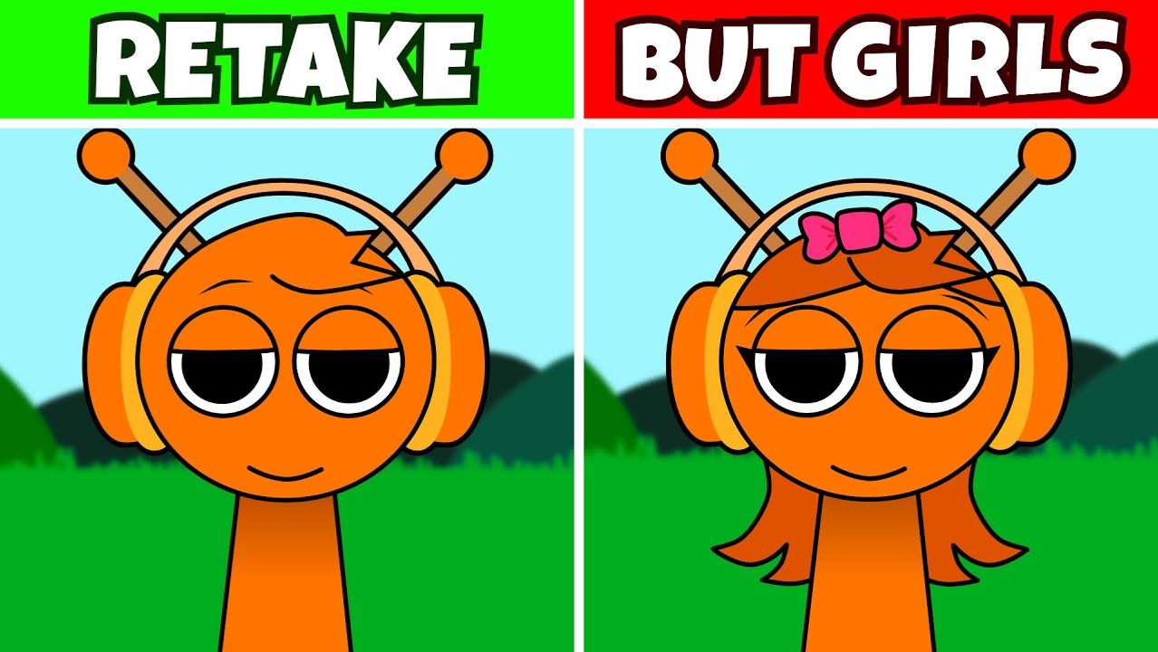 INCREDIBOX SPRUNKI🎵: RETAKE, НО ОНИ ВСЕ — ДЕВУШКИ👯♀️✨ НОВАЯ ЭРА!💖🌸 смотреть онлайн