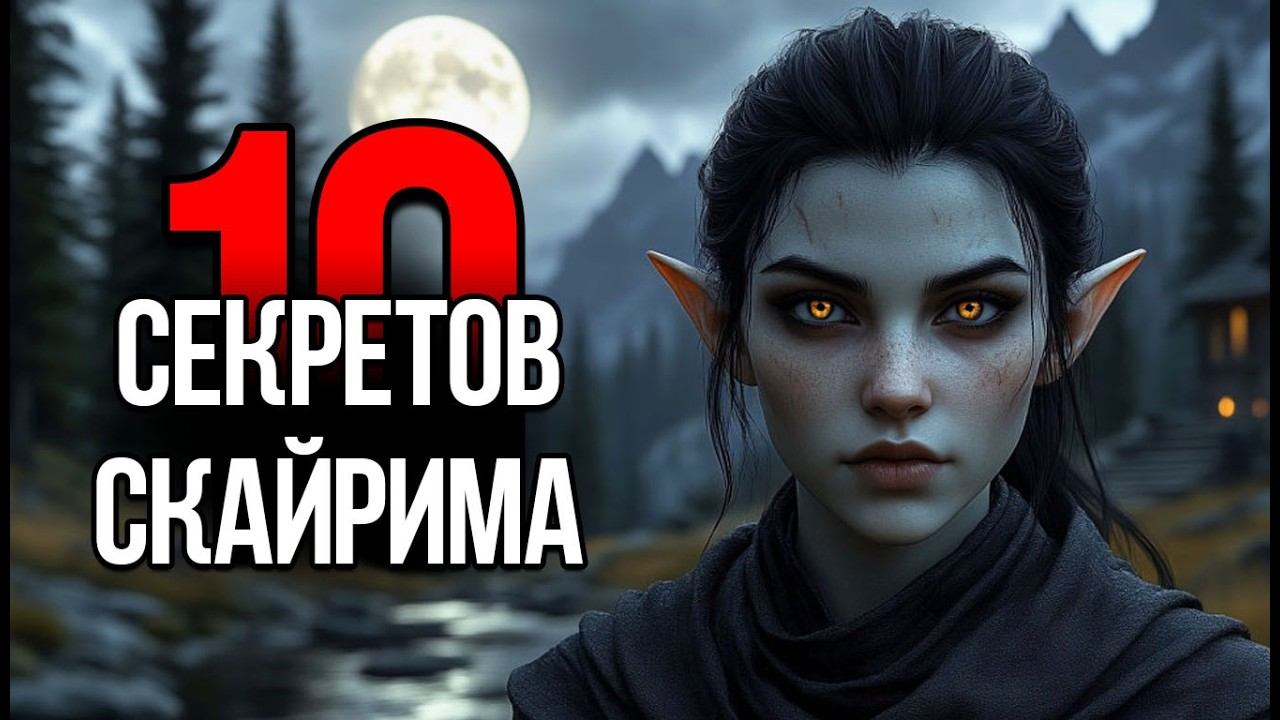 Skyrim - 10 Секретов и Интересных Момента Игры! смотреть онлайн