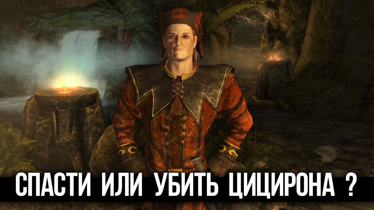 Skyrim Убить или Помиловать Цицирона? Правильный выбор в квесте "Лекарство от безумия" смотреть онлайн