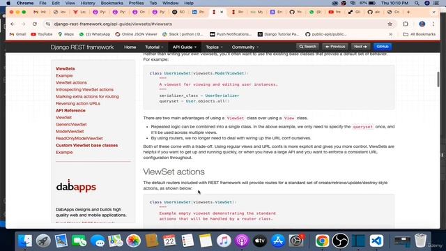 24 -Viewsets, ModelViewSets and Routers смотреть онлайн