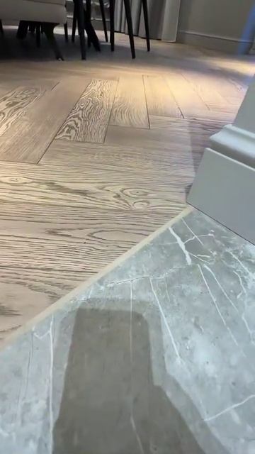 Невидимый стык: паркет и плитка без порожков!