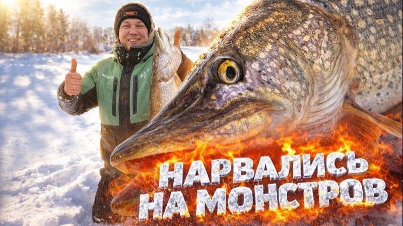 НАРВАЛИСЬ НА МОНСТРОВ! 🔥 Такого клёва мы не ожидали | Зимняя рыбалка
