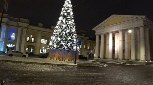 Новогодний Питер 24 Декабря 2025. Казанский собор. Невский проспект. Малая садовая