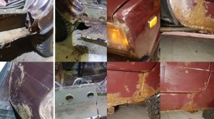 Кузовной ремонт автомобиля ВАЗ 2107 своими руками (замена порогов и передних ремвставок крыльев).