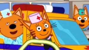 ТРИ КОТА. ПРИВИВКИ. ИГРАЕМ В ДОКТОРА