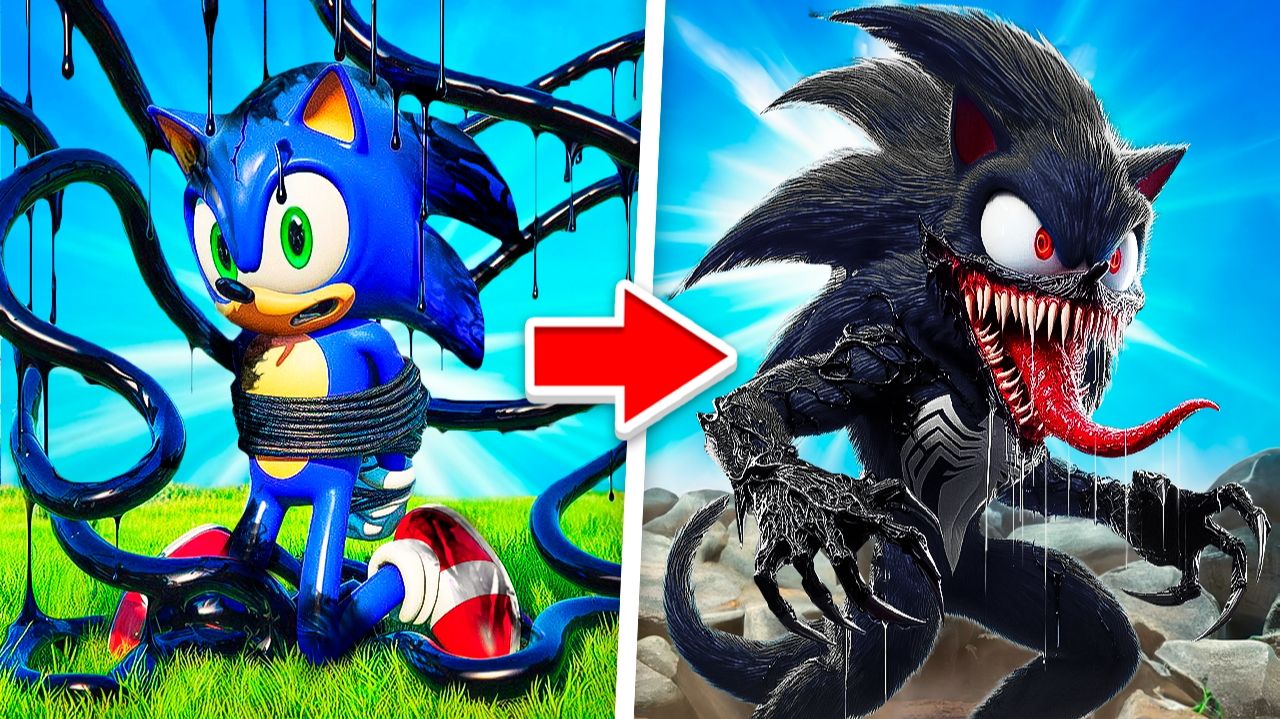 Прокачал Соника в Венома в ГТА 5! смотреть онлайн