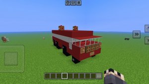 Как построить пожарную машину в майнкрафте