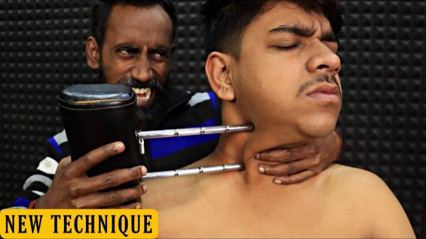 New Technique Head & Neck Massage by Master Tapas ｜ Back Massage ｜ Spine & Neck Cracking ｜ ASMR