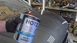 2К лак HOTZ = суперблеск
