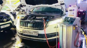 ШКОДА КОДИАК  АНТИФРИЗ ⁉️G12++ или G12 EVO против G13⁉️ KoDiaq аппаратная замена антифриза, промывка