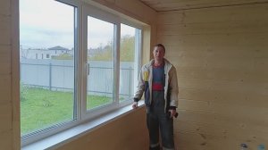 Обшиваю тамбур имитацией бруса. Дом Сани и Кати.