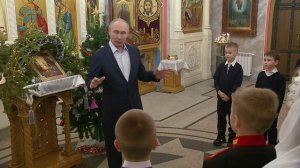 Рождественское богослужение в храме великомученика Георгия Победоносца