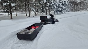 ПРОБИВАЕМСЯ НА ПАСЕКУ. ТЕСТИРУЕМ НОВЫЕ САНИ ИЗ ПНД.