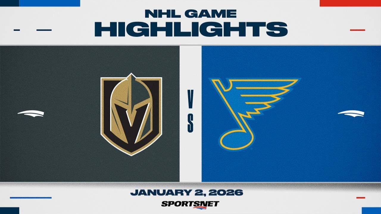 03.01.2026 | ОБЗОР МАТЧА | Сент-Луис Блюз - Вегас Голден Найтс | Highlights смотреть онлайн
