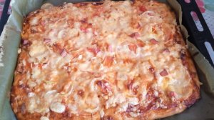 БЫСТРАЯ ПИЦЦА НА КЕФИРЕ