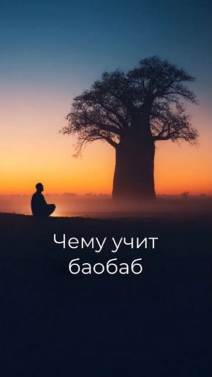 Легко упасть сложно взлететь урок от баобаба