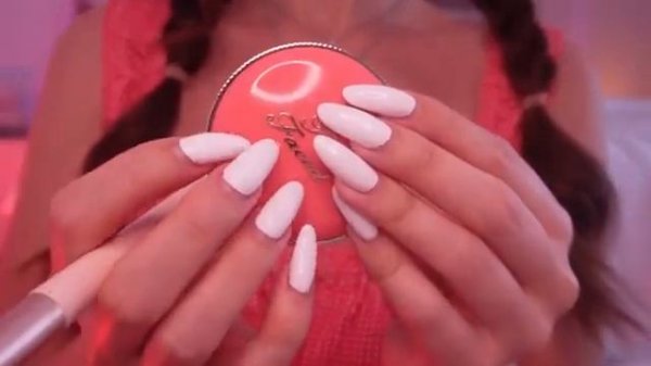 ASMR Doing Your Makeup 🍒 ( Layered Sounds )