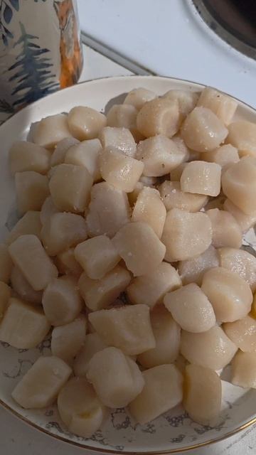 Готовлю морские гребешки... впервые)