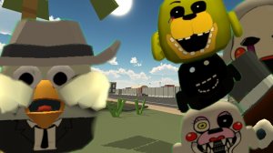 Где найти все скины по фнафу в чикен ган!?