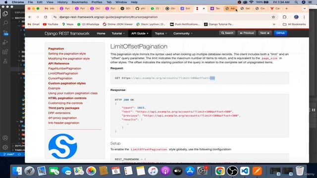 7 -PageNumber, LimitOffset Pagination смотреть онлайн