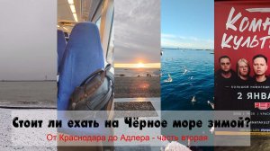 Стоит ли ехать на Чёрное море зимой? Адлер, Сочи, Новый год в Сочи, зимнее море, шторм, 2026 год.