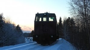 Алапаевская УЖД. ТУ6А-2896 с пригородным поездом Синячиха - Строкинка