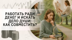Работать ради денег и искать дело Души: как совместить?
