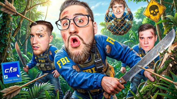 24 ЧАСА ВЫЖИВАЕМ В ДИКИХ ДЖУНГЛЯХ! НАЙДИ ВЫХОД С ОСТРОВА или ОНО НАЙДЕТ ТЕБЯ! КООП КАРТА В CS2