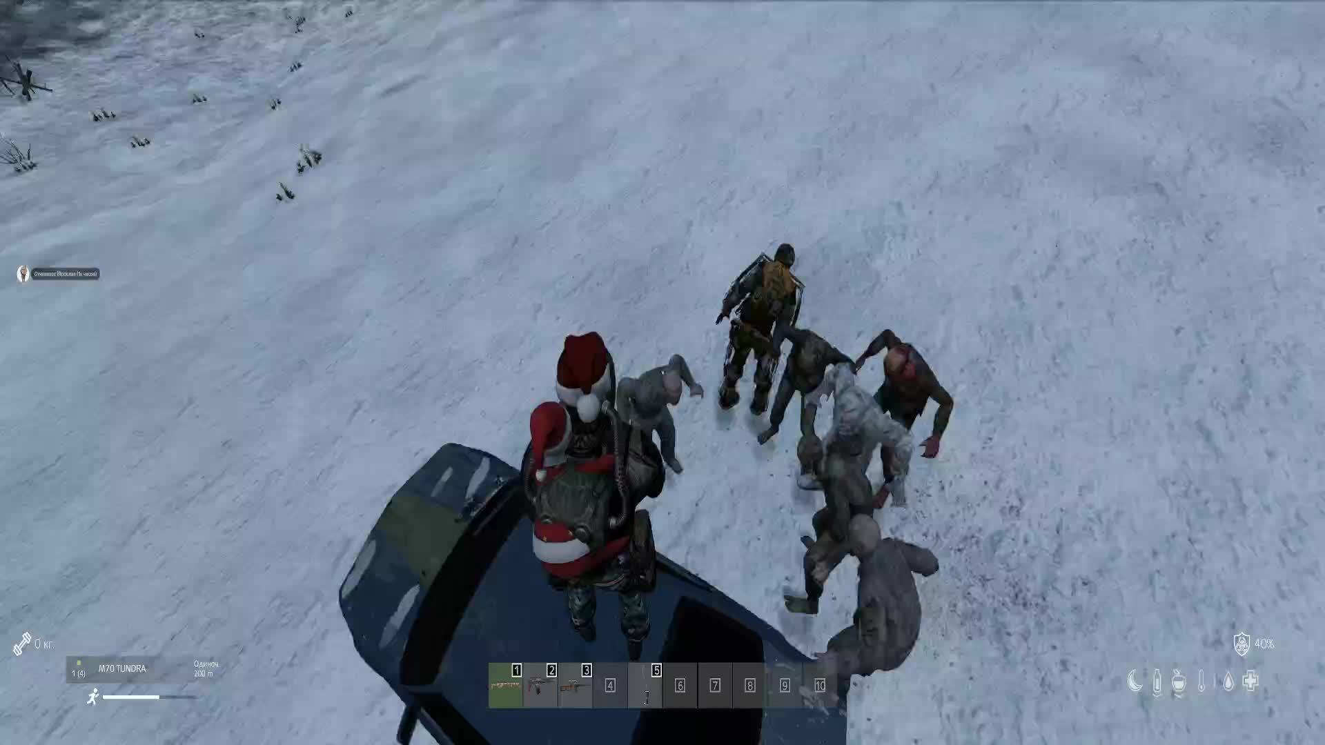 DayZ Бегаем по зимней черноруси