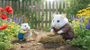 Мультики для детей, хомяки помогают птичкам, мультики/видео про Хомяков