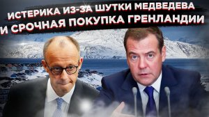 «"Похитим Мерца!" — Как одна шутка Медведева вскрыла паралич Запада и тайный план США по Гренландии
