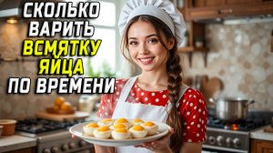 Сколько времени варить всмятку яйца
