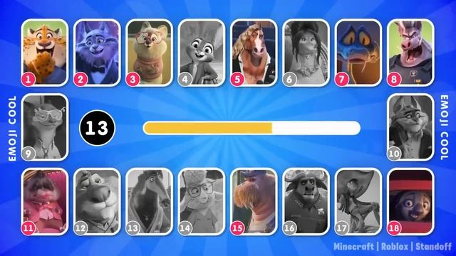 Угадай персонажа ЗВЕРОПОЛИС 2 по голосу / EMOJI COOL 😎