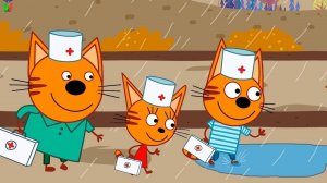 Три Кота Мультфильм Прививки для котят
