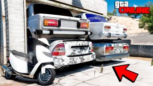 Затроллил и спрятал белые чит тачки в ГТА 5! Битва автоугонщиков в GTA 5 Online!