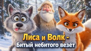 Лиса и Волк | Музыкальный мультфильм 3D | Битый небитого везёт
