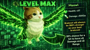 ЧИТЕРСКАЯ ПРОКАЧКА! 98 УРОВНЕЙ ЗА 1 УДАР В Brainrot Evolution Roblox