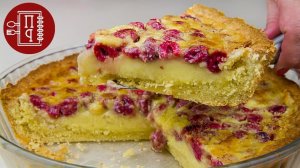 Покоряет сразу, Потрясающий Рецепт Заливного Пирога с Малиной