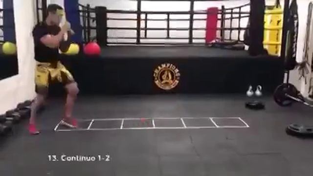 Упражнения на координационной лестнице