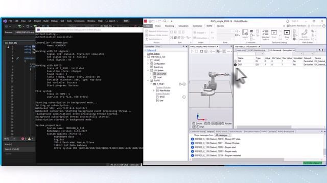 ABB WEBSOCKET / С# Console + RW6.16 смотреть онлайн