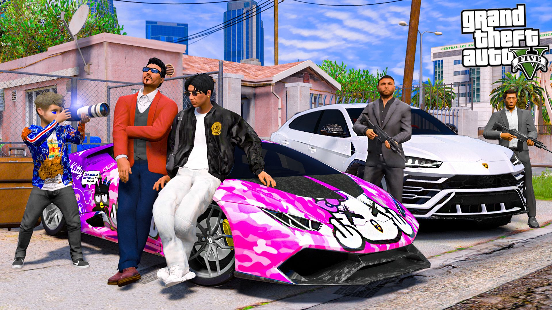 ОТЕЦ И СЫН В GTA 5 - ВПЕРВЫЕ УВИДЕЛ СТАРШЕГО СЫНА! СЫН ПРОКАТИЛ ПАПУ НА LAMBORGHINI HURACAN! 🌊ВОТЕР смотреть онлайн