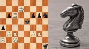 ШАХМАТНЫЙ ЭТЮД. КОНЬ-ПРИЛИПАЛА