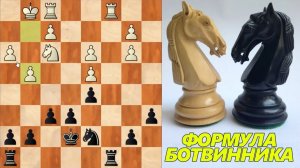 ШАХМАТЫ БЛИЦ. ТЕОРИЯ КОНЕВЫХ ОКОНЧАНИЙ. ФОРМУЛА БОТВИННИКА НА ПРАКТИКЕ
