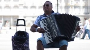 Французский аккордеон. _ Романтическая французская инструментальная музыка в кафе.