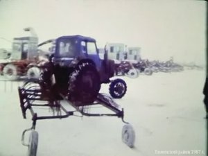 1987 год. Совхоз Туринский. Ремонт сельхозтехники