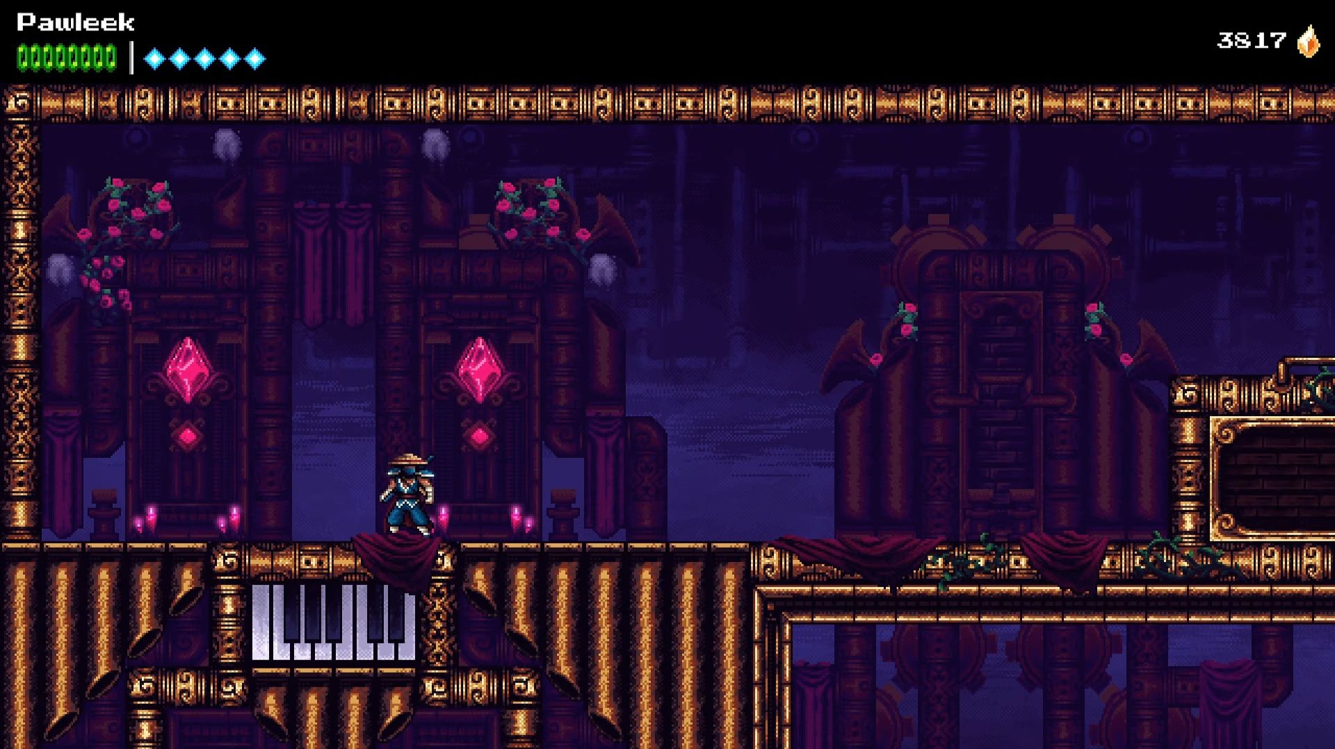 The Messenger (PS5 Pro). Музыкальная шкатулка (последний уровень)