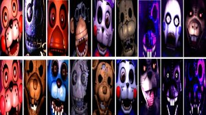 Five Nights at Candy's 1, 2, 3 All Jumpscares [WARNING!] | FNAC | IULITM